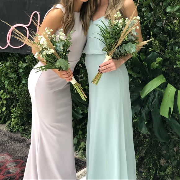 katie may vionnet dress white